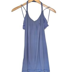 Lululemon Flow And Go Tank Top Womens Size 8 Lullaby Lavender Blue Strappy Flowy
